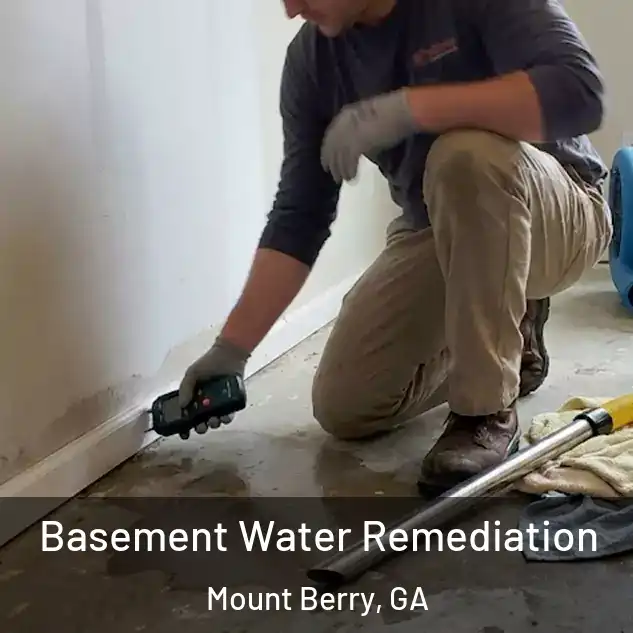  Basement Water Remediation Mount Berry, GA