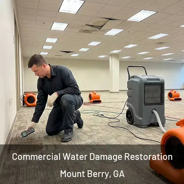  Commercial Water Damage Restoration Mount Berry, GA
