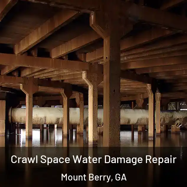  Crawl Space Water Damage Repair Mount Berry, GA