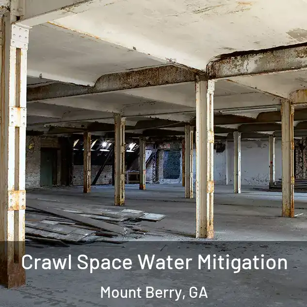  Crawl Space Water Mitigation Mount Berry, GA
