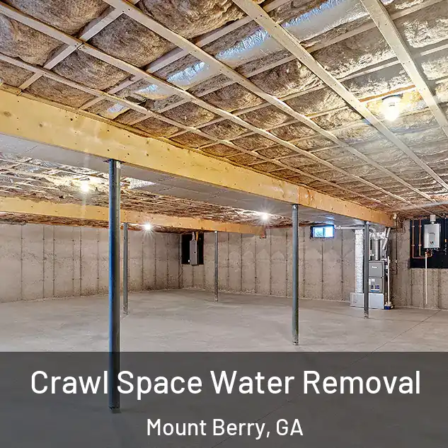  Crawl Space Water Removal Mount Berry, GA