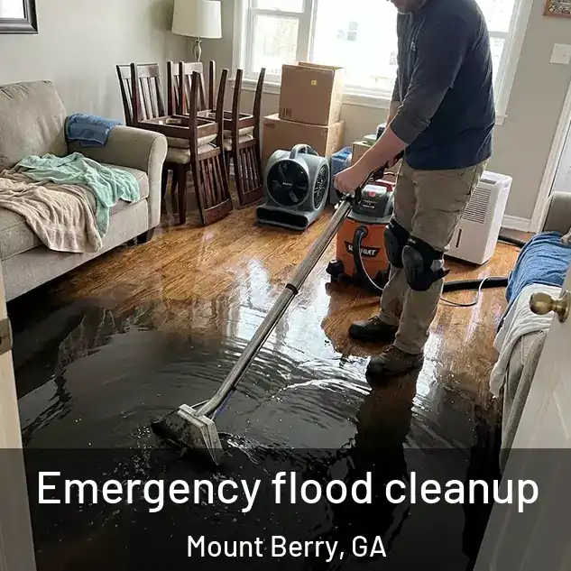  Emergency flood cleanup Mount Berry, GA