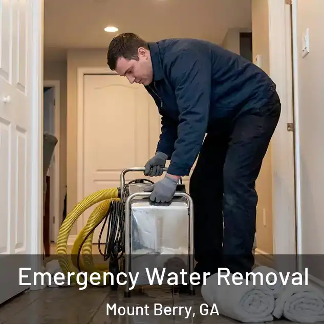  Emergency Water Removal Mount Berry, GA