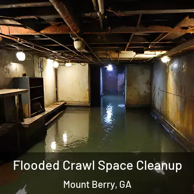  Flooded Crawl Space Cleanup Mount Berry, GA