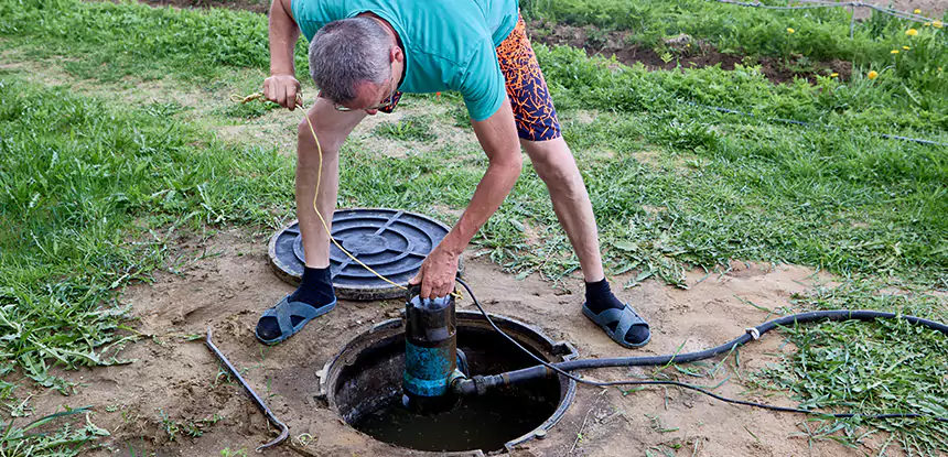 Outdoor Sewage Cleanup in Mount Berry