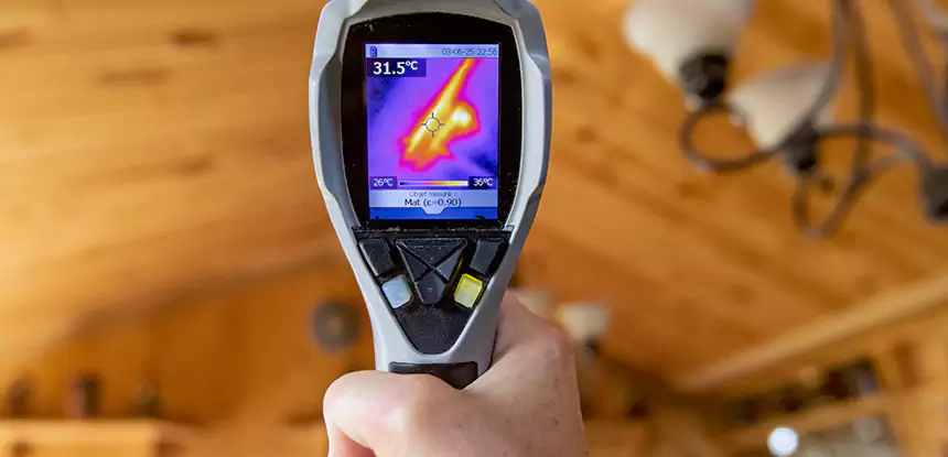 Infrared Camera Roof Leak Detection in Mount Berry