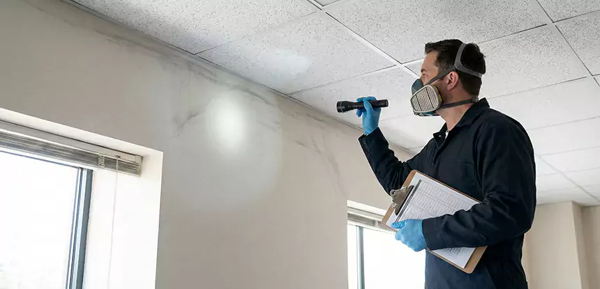 Ceiling Water Damage Inspection in Mount Berry