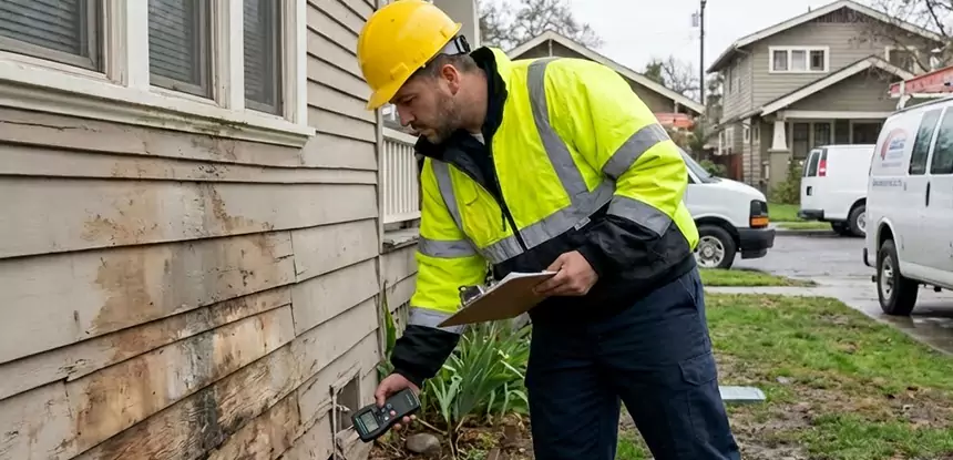 Water Damage Exterior Wall Mount Berry