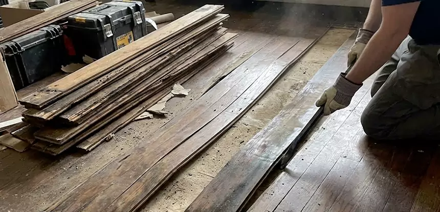 Wood Veneer Water Damage Repair Mount Berry