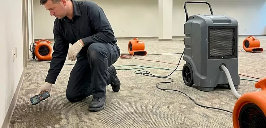 Drying Carpet Padding After Flood in Mount Berry