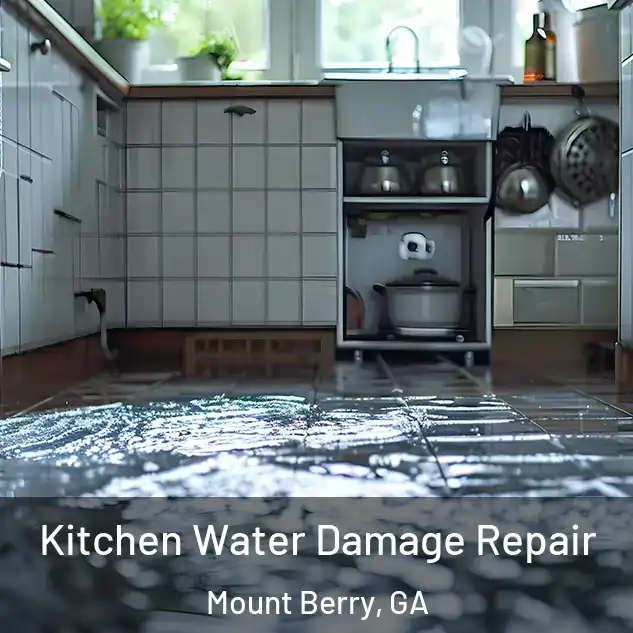  Kitchen Water Damage Repair Mount Berry, GA