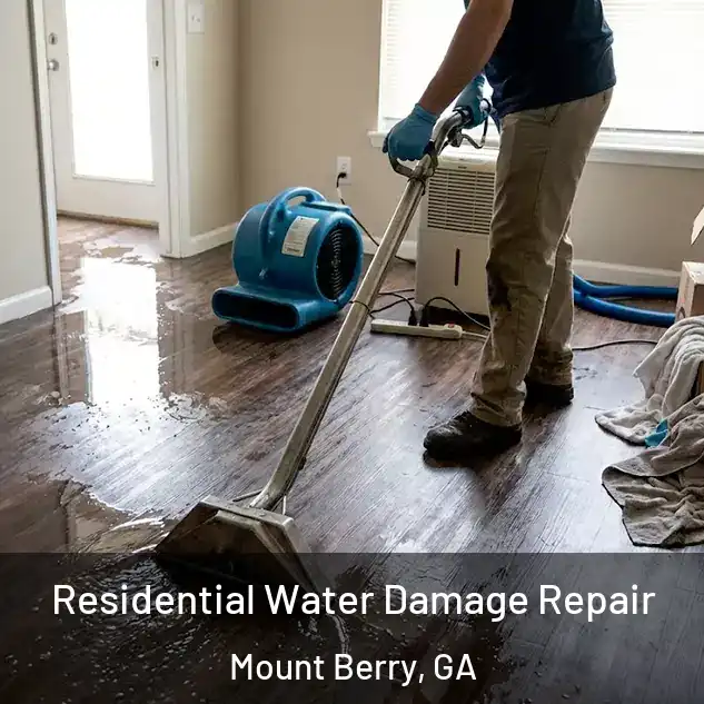  Residential Water Damage Repair Mount Berry, GA