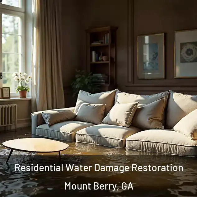  Residential Water Damage Restoration Mount Berry, GA