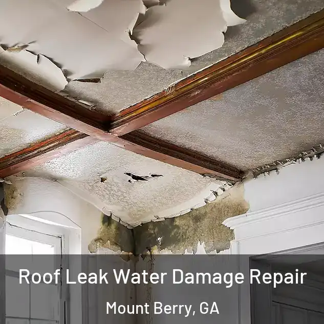  Roof Leak Water Damage Repair Mount Berry, GA