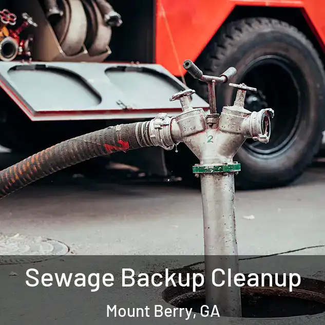  Sewage Backup Cleanup Mount Berry, GA