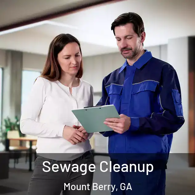  Sewage Cleanup Mount Berry, GA