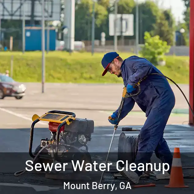  Sewer Water Cleanup Mount Berry, GA