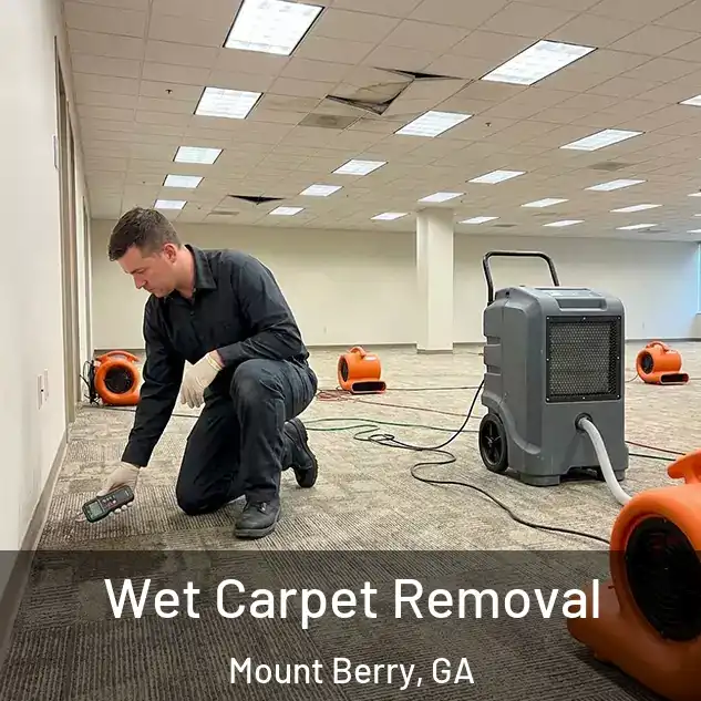  Wet Carpet Removal Mount Berry, GA